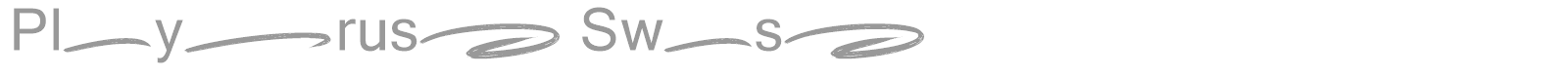 Playbrush font preview